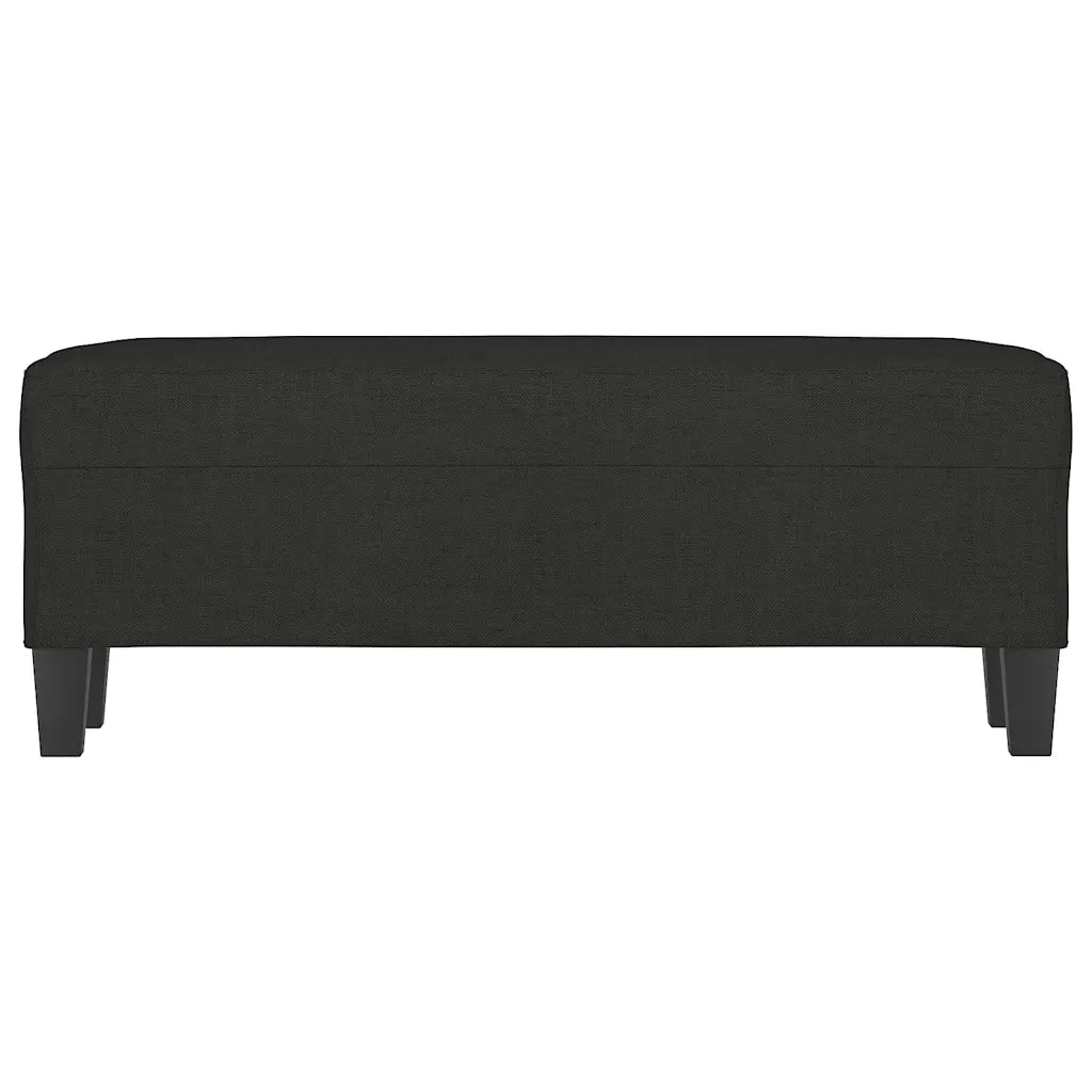 Panca Nera 100x35x41 cm in Tessuto CFW8181145