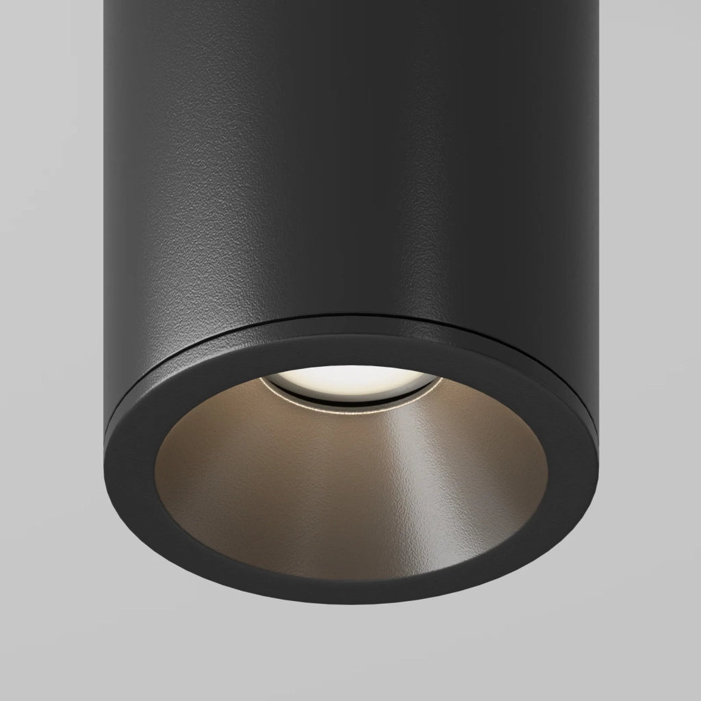 Maytoni lampada da soffitto moderna Zoom 1 luce GU10 nero metallo