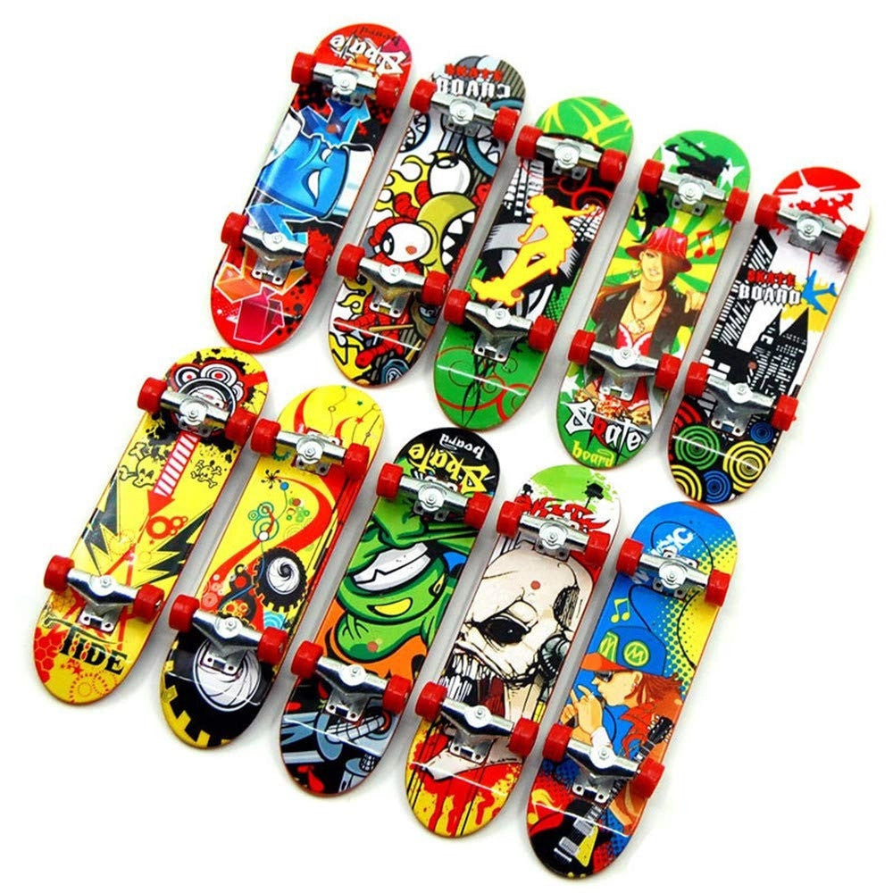 Trade Shop - Skateboard Skate In Legno Lunghezza 42 Cm Per Bambini Ragazzi Varie Fantasie -