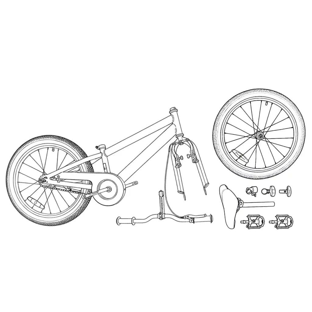 BMX 20 Pollici per oltre 9 anni Verde