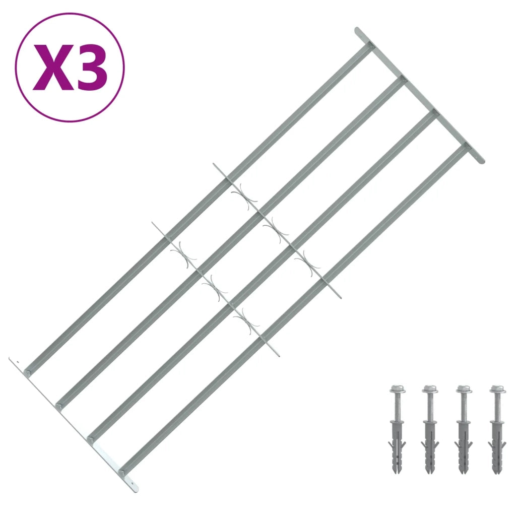Griglia di sicurezza per finestre con 4 barre trasversali 3 pcs 42031281