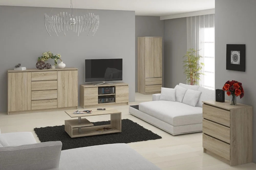 Armadio da ufficio AKORD R80 Sonoma Quercia 80 cm 80x35x180 cm