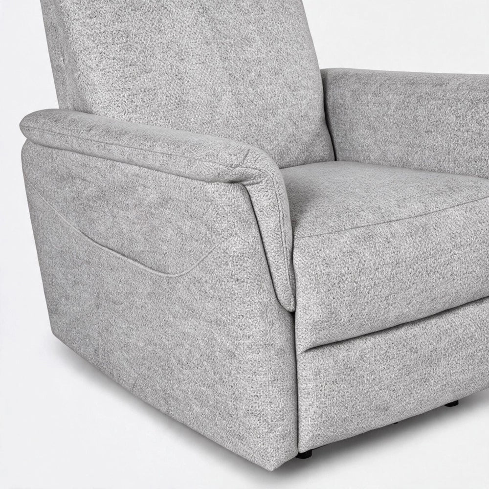 Poltrona Alzapersona Motion con Recliner Elettrico in Tessuto Grigio – Massimo Comfort e Autonomia