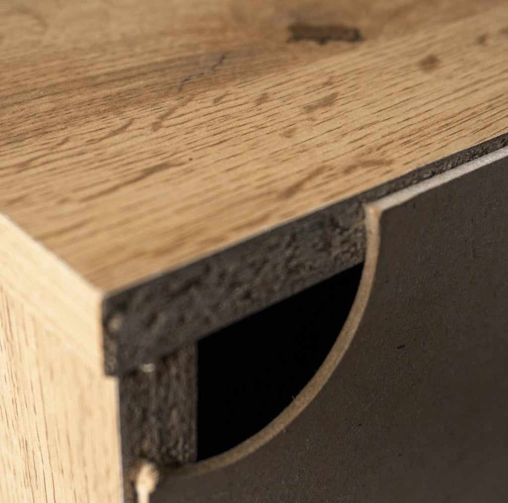 Scarpiera 80;5 x 35 x 109;5 cm effetto legno con 4 ripiani regolabili HOMVRA
