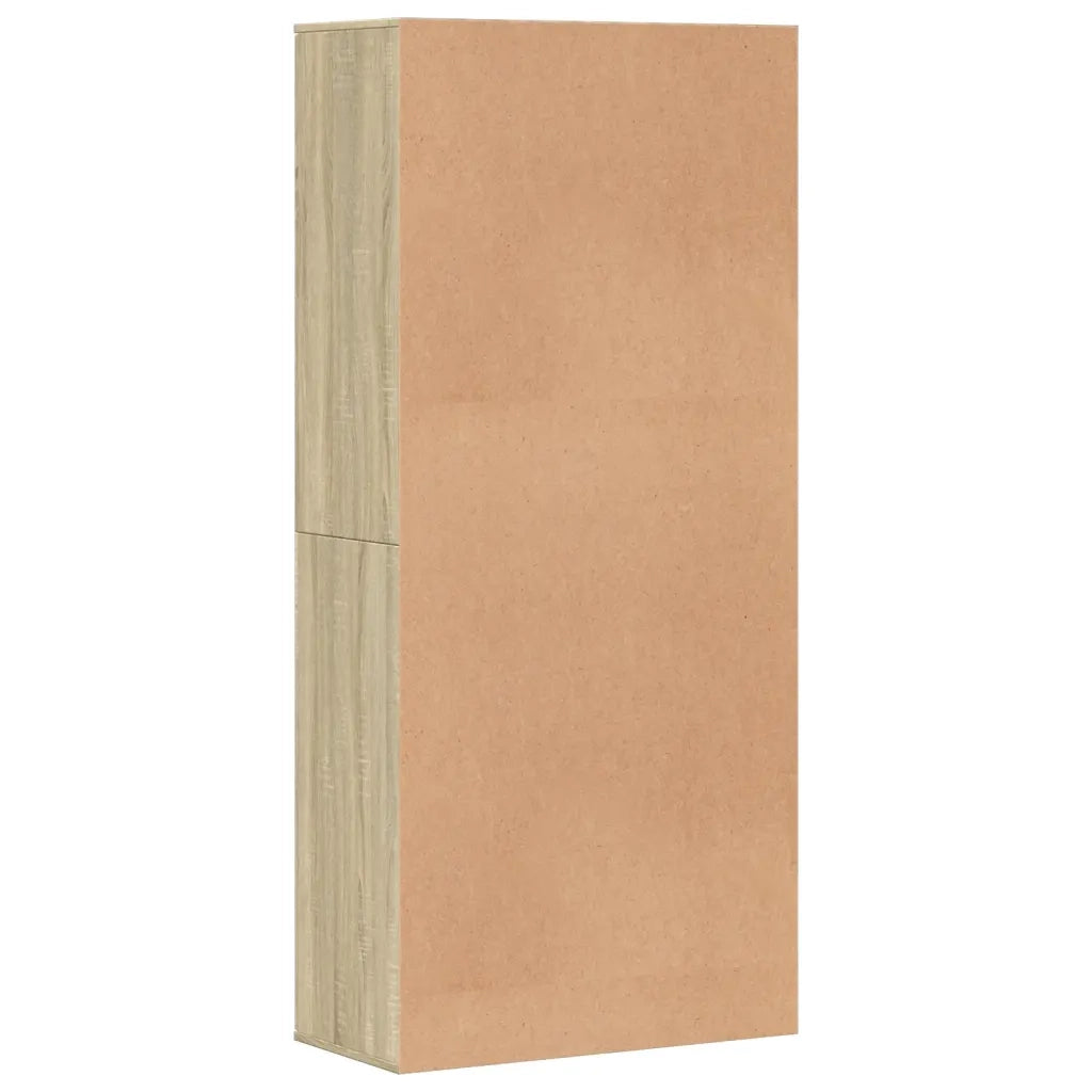 Scarpiera Rovere Sonoma 80x39x178 cm in Legno Multistrato 3276674