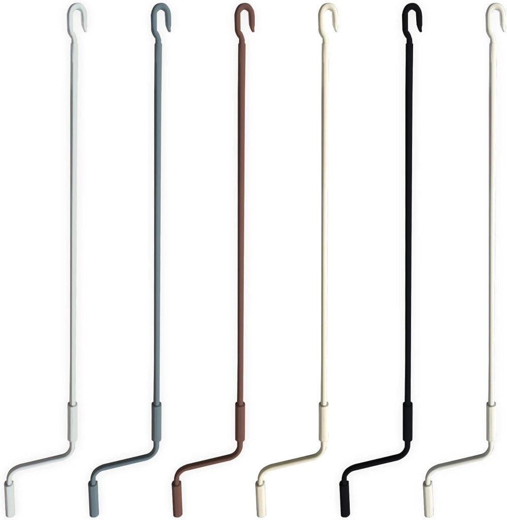 Asta Di Manovra Per Tenda Da Sole Varie Misure, Bastone Universale Per Tende (ANTRACITE 1,5 METRI)