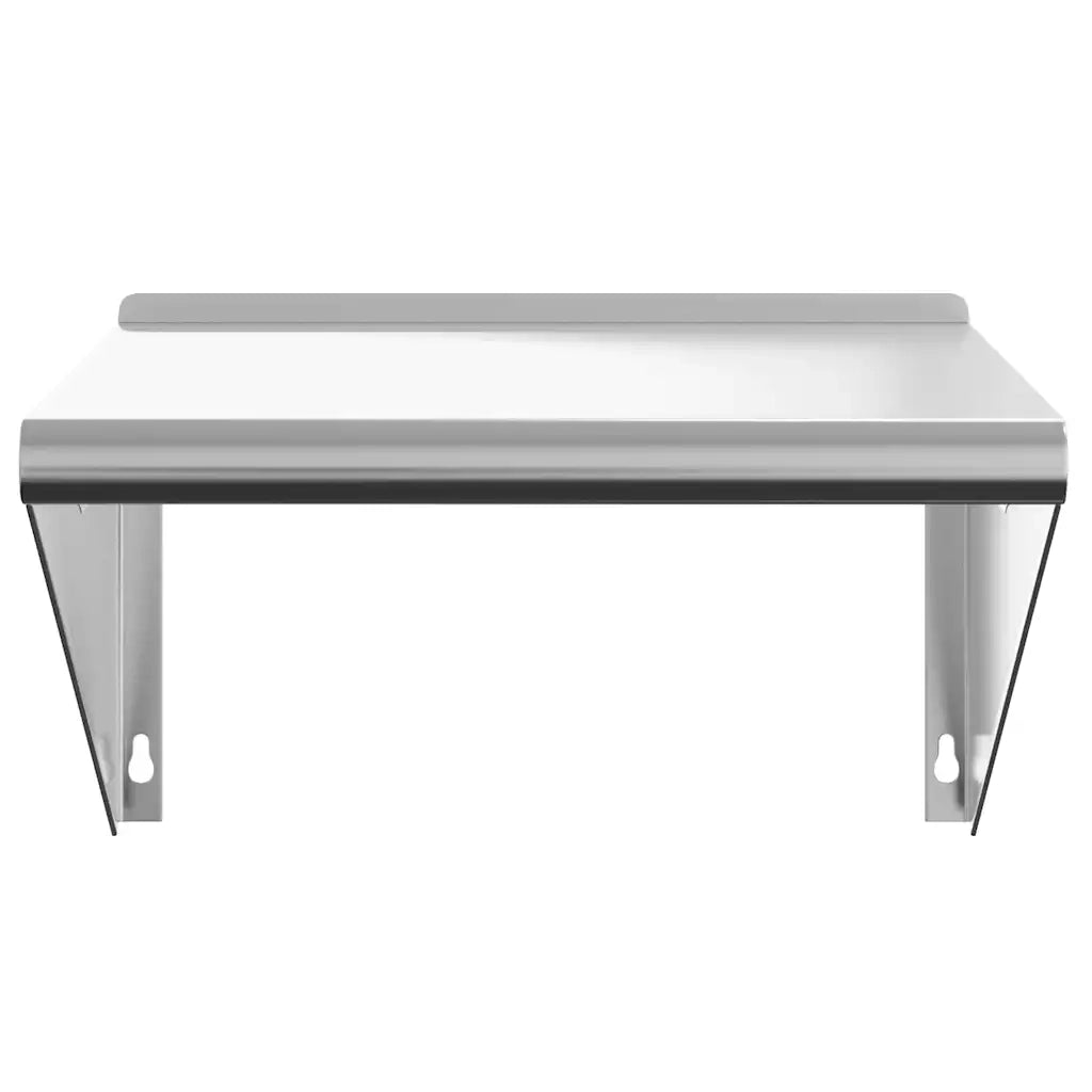 Mensola a Muro 50x45x31 cm Argento in Acciaio Inossidabile 30276
