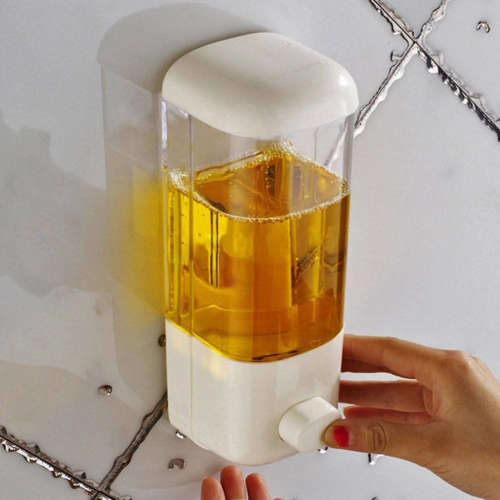 Trade Shop - Dispenser Erogatore Per Sapone Liquido Gel Igienizzante Mani A Muro Distributore -