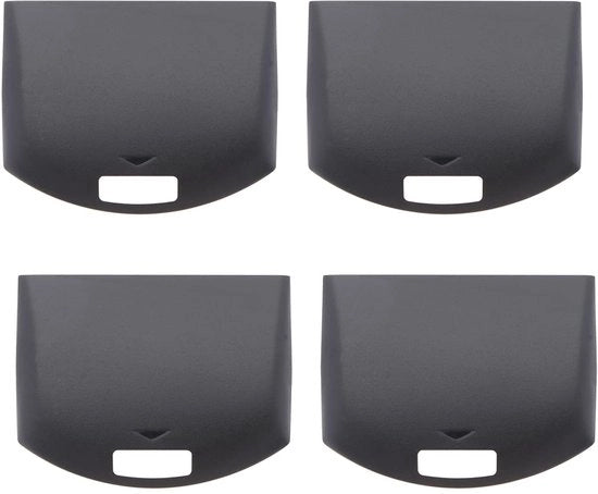 Batteriechiuse di riserva - Sostitutive - In plastica - Nero - Per 1000 - 4 pezzi - Adatti per 1000