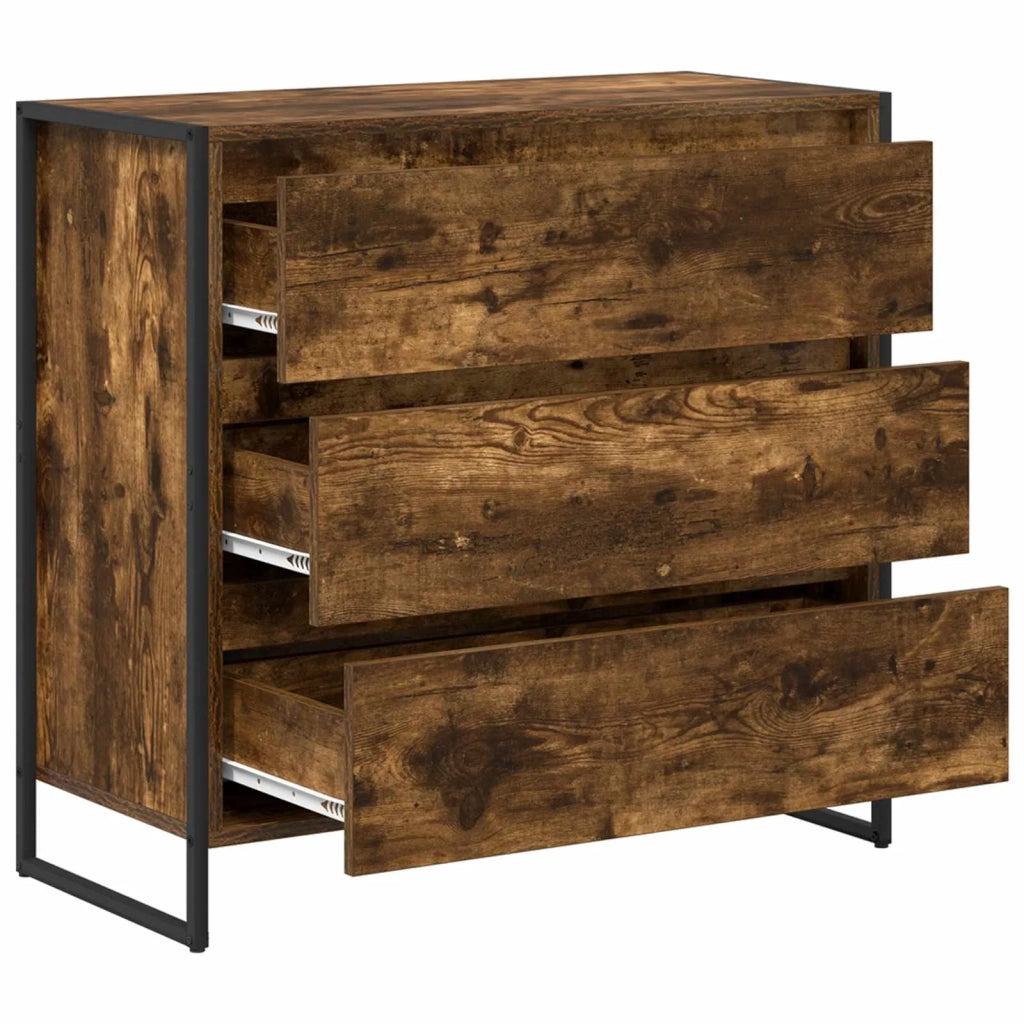 Credenza-Buffet-Armadio da cucina Quercia Fumosa 79 x 36 x 75.5 cm Legno multistrato