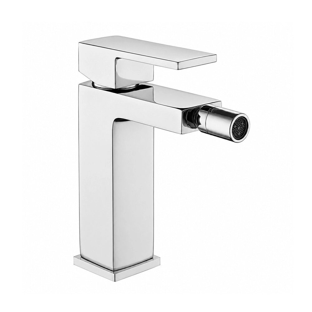Set miscelatori lavabo bidet e doccia a due vie cromato Amber