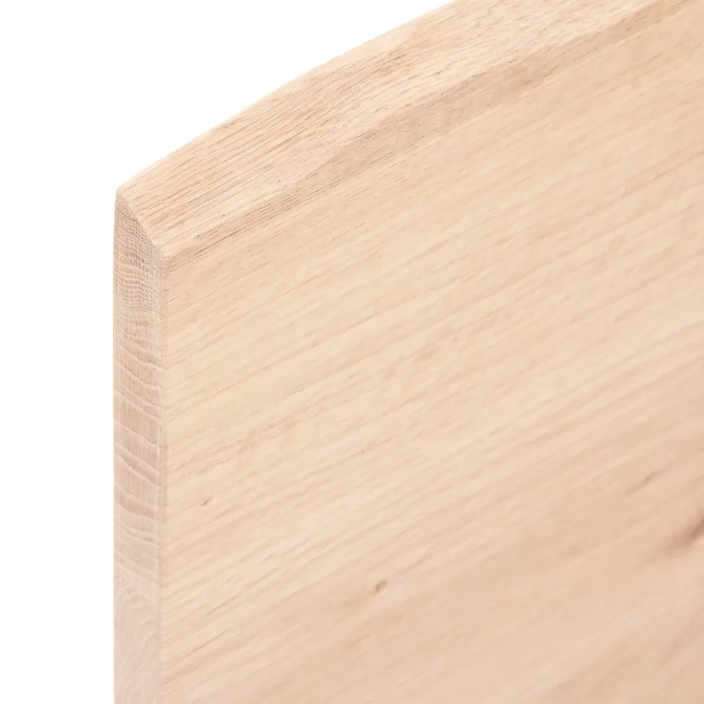Ripiano a Parete 40x10x2 cm Legno Massello Rovere Non Trattato 363500