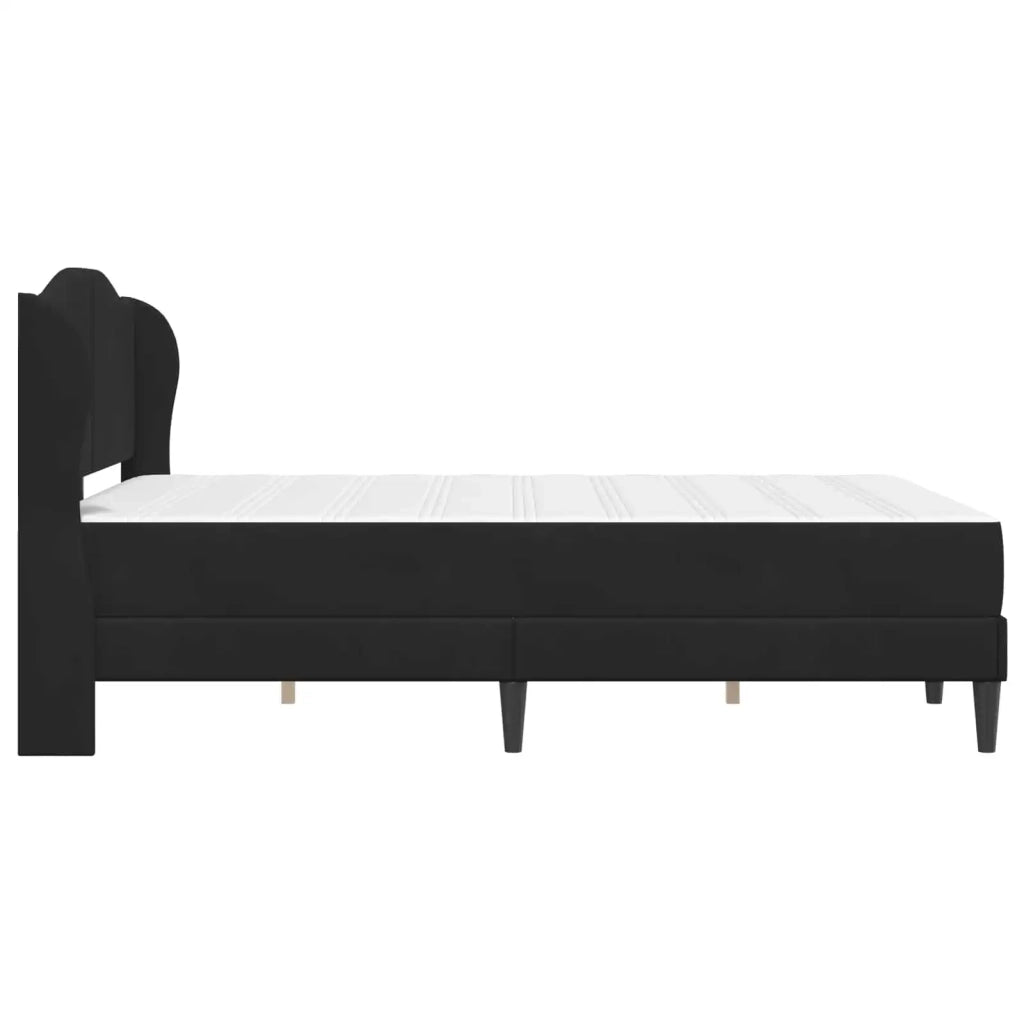 Struttura del letto con testiera Nero 140 x 200 cm Velluto 3415212