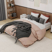 Letto Matrimoniale in Velluto ¨C MINIMAL ¨C Beige 160x200