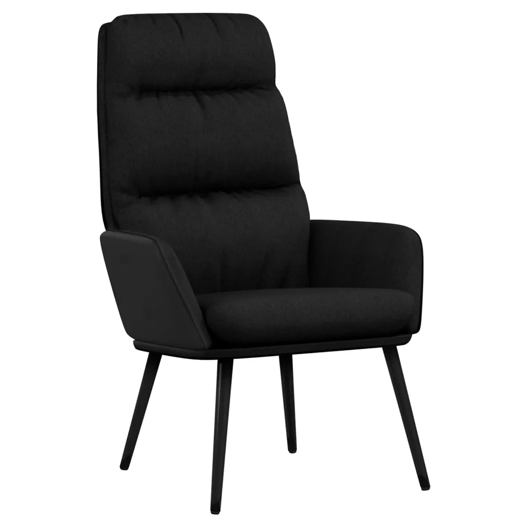 Sedia Relax Nera in Tessuto 341125