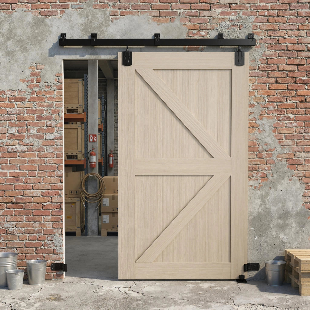 Set Ferramenta Porte Scorrevoli ¨C Minimal ¨C 183 cm Nero