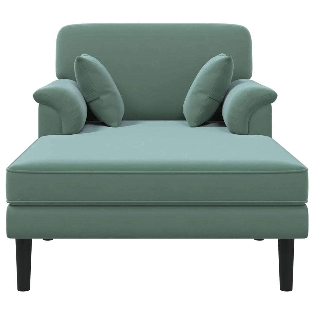 Chaise longue Verde Mare Velluto 42048051