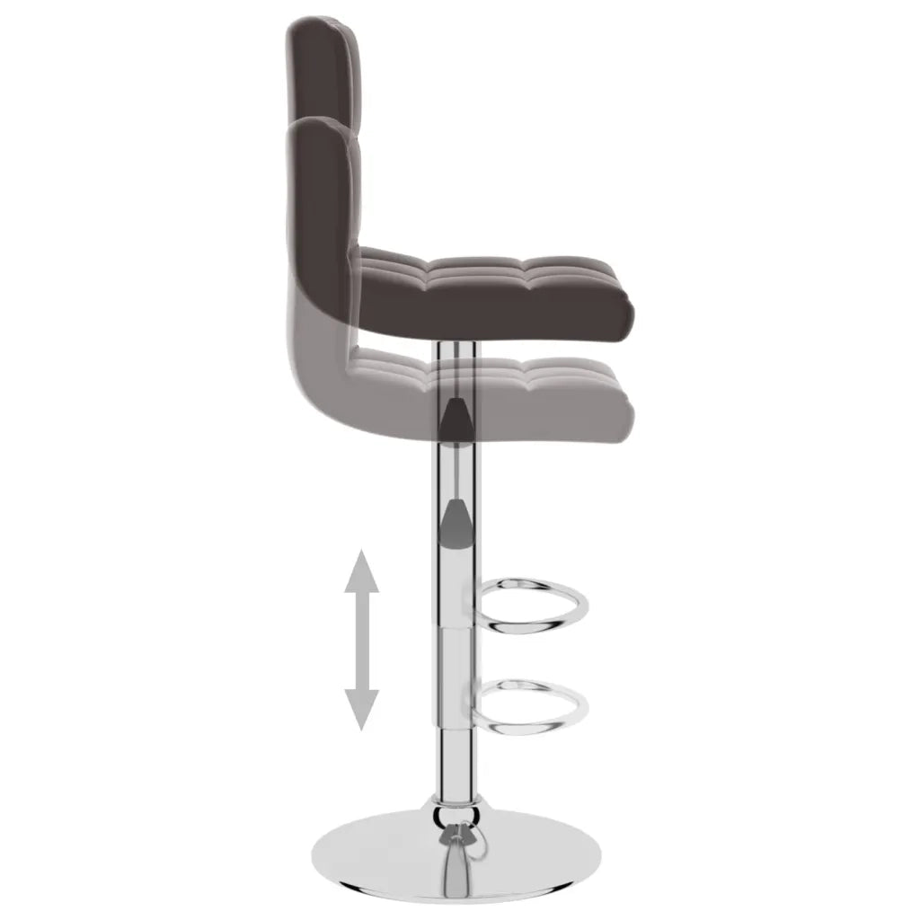 Sgabello da Bar Marrone in Similpelle 334222