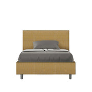 Letto 1 Piazza e Mezzo 120x200 cm con Rete Adele Labirinto 06 Giallo