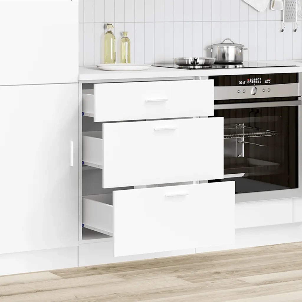Base da Cucina-Mobile Base da Cucina ¡°Lyon¡± Bianco in Legno Multistrato