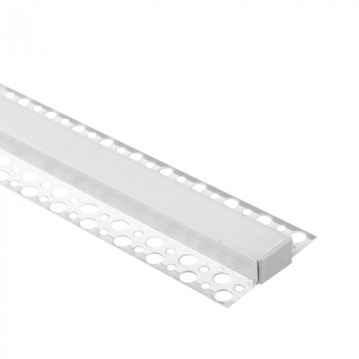 Profilo LED GNS02 da superficie anodizzato opale 2m