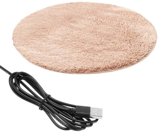 Debito elettrico per animali domestici, riscaldamento, temperatura costante, impermeabile all'acqua, resistente ai graffi, senza perdite, ricaricabile tramite USB, piccola fonte di calore per cani e gatti.