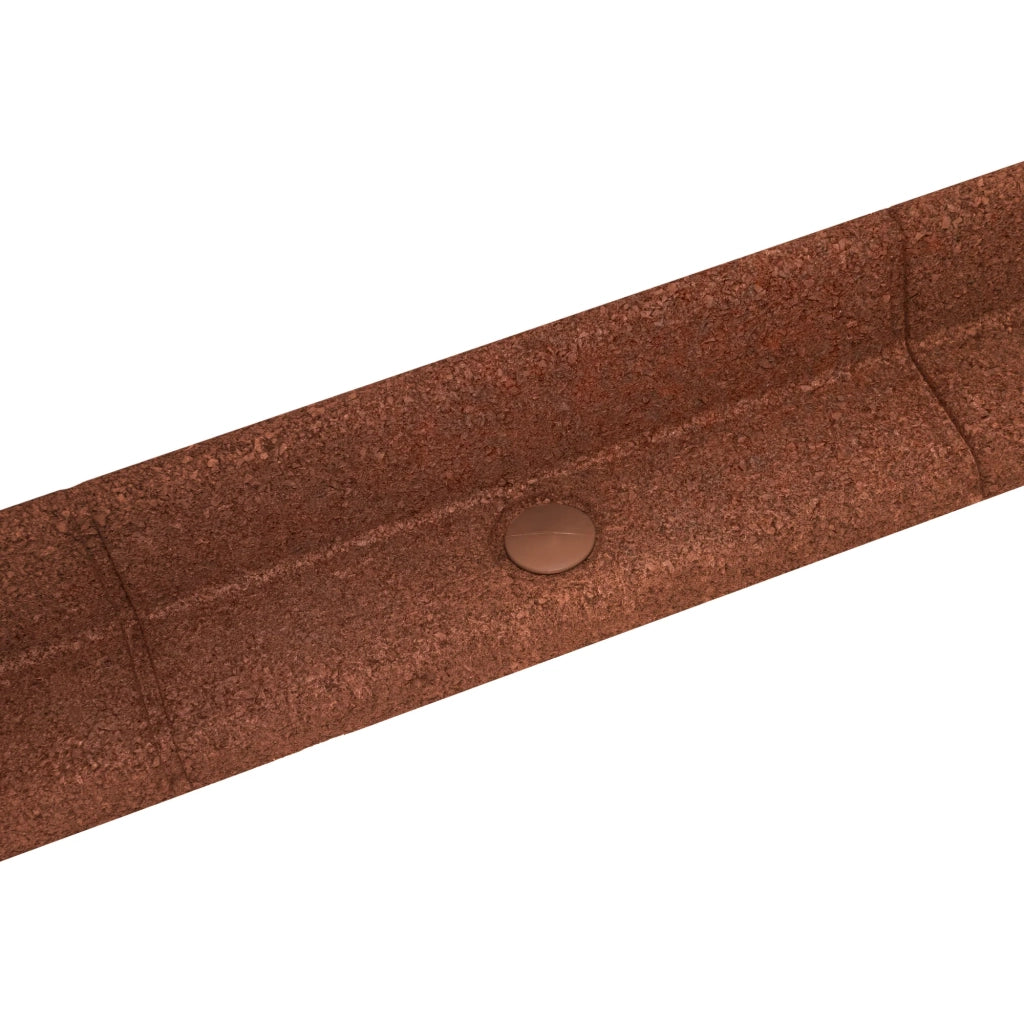 Bordura Flessibile da Giardino 10 x 1,2 m Terracotta con Martello in Gomma