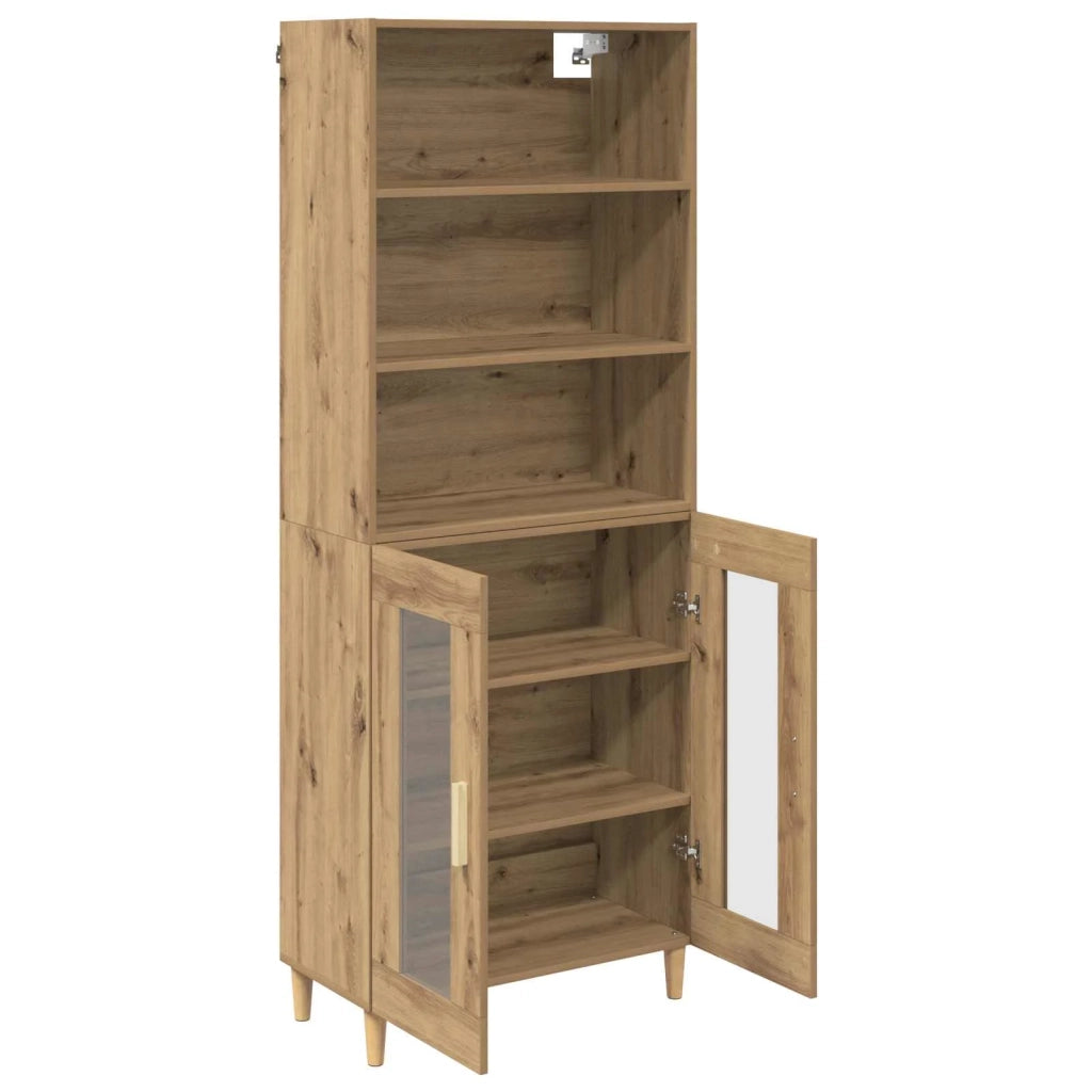 Credenza | Madia | Buffet da pranzo | Armadio da pranzo Rovere artigianale 69,5 x 32,5 x 180 cm