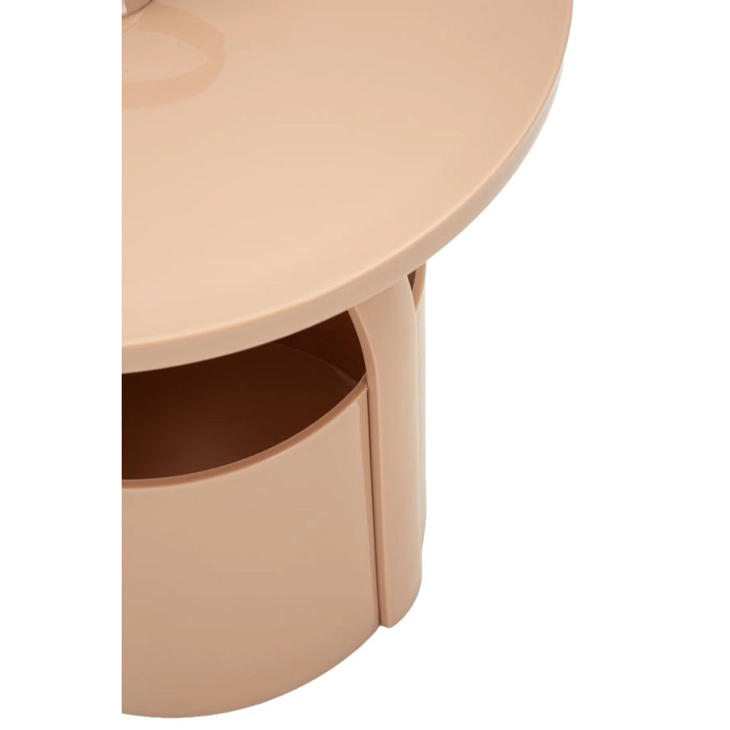 Tavolino VKH1096, Rosa, Plastica, 44x44x43 cm