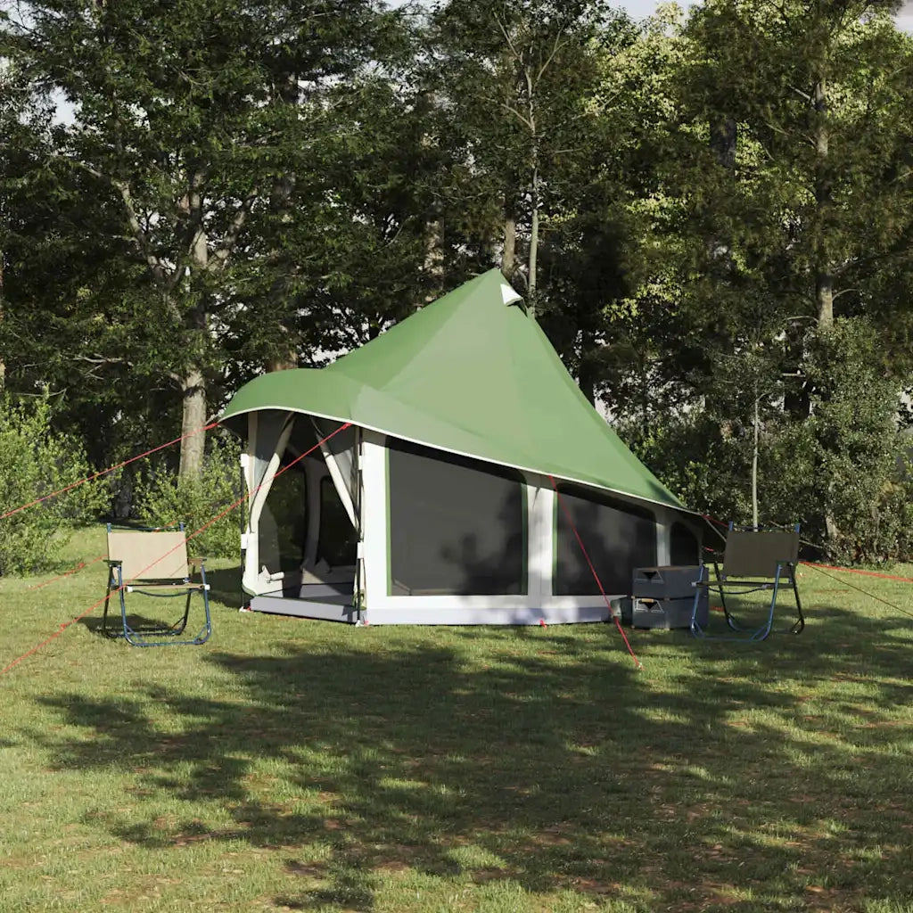 Tenda Tipi con tetto Verde 404 x 370 x 270 cm taffet¨¤