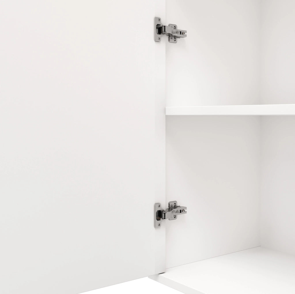 Set ufficio ULEVR con scrivania regolabile 140x50 cm e armadio archivio 80x40x110 cm, bianco e rovere
