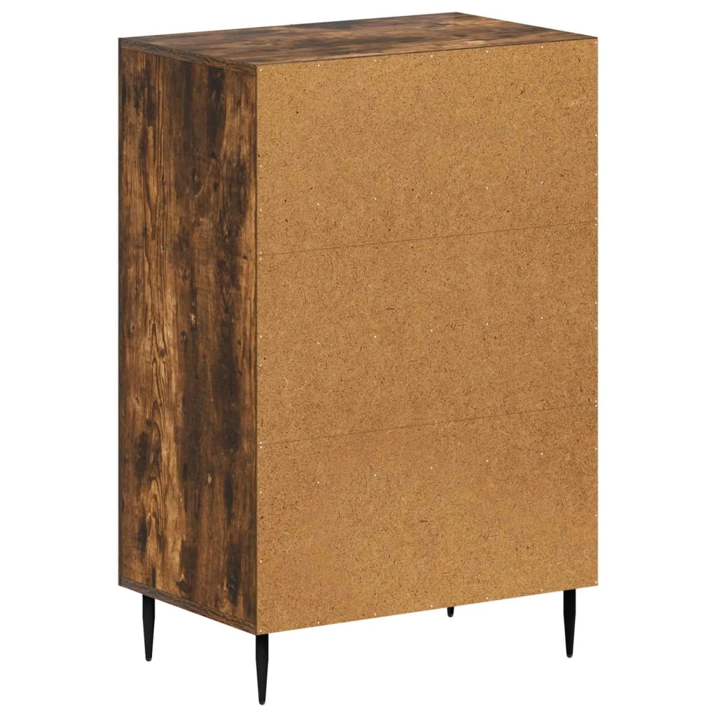 Mobiletto da Bagno HAARLEM Rovere Fumo 59,5 x 31 x 80 cm 896840