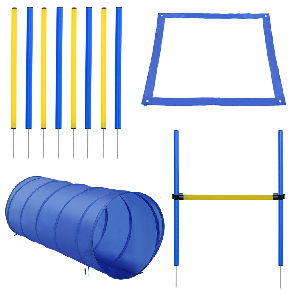 Set Agility per Cani ¨C Minimal ¨C Giallo e Blu