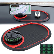 Matte antiscivolo per auto, supporto mobile per smartphone e oggetti da 360 gradi