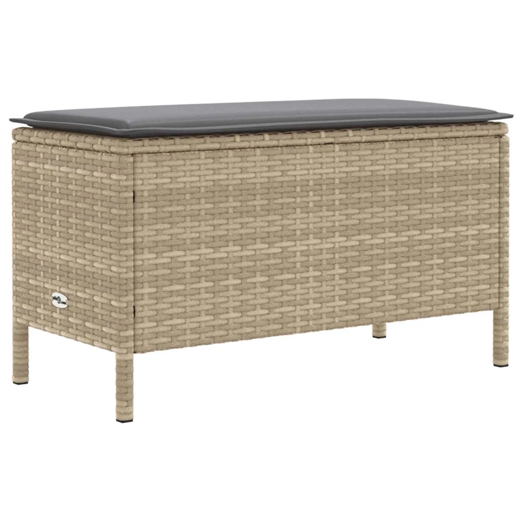 Poggiapiedi da Giardino Beige e Grigio Chiaro 80 x 38 x 42 cm CFW4150833