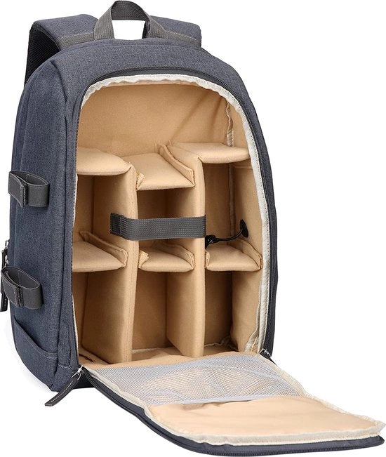 Zaino per fotografia, grande capacità, borsa per macchina fotografica - Zaino impermeabile per la fotografia