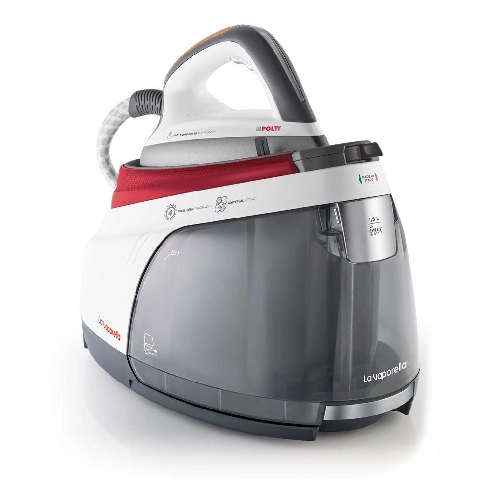 Polti XM82C Ferro da stiro a secco e a vapore Alluminio 2350 W Grigio, Rosso