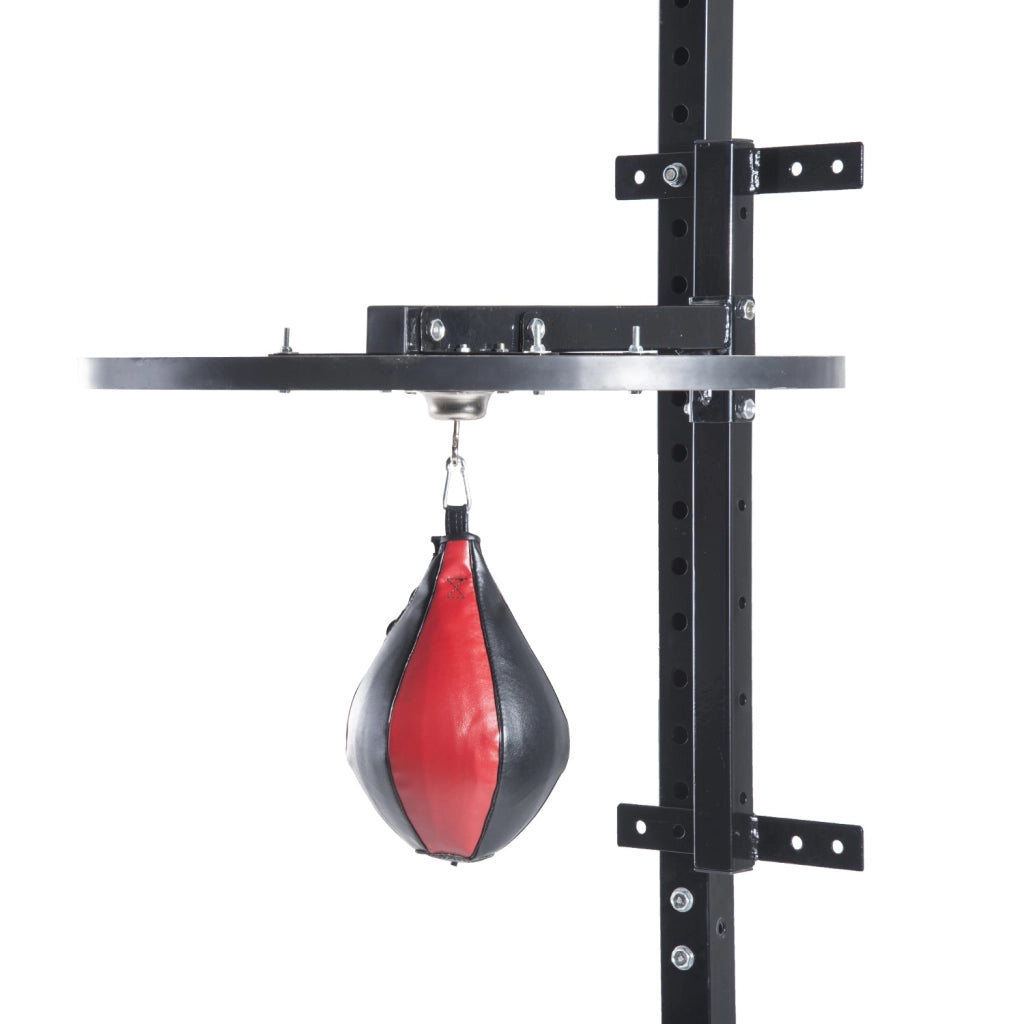 EasyComfort Piattaforma Boxe con Speedball Φ21 cm, Punching Ball per Allenamento Pugilato Arti Marziali, in Legno e Acciaio