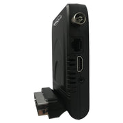 Digiquest decoder invisibile dvb-t2 full hd hdmi scart hd con telecomando nero