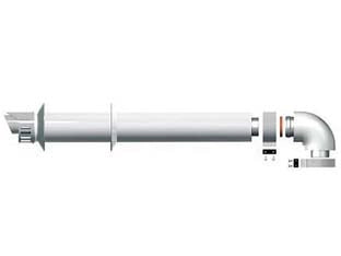 KIT SCARICO COASSIALE PER CALDAIA  ø mm.60/100    ARISTON