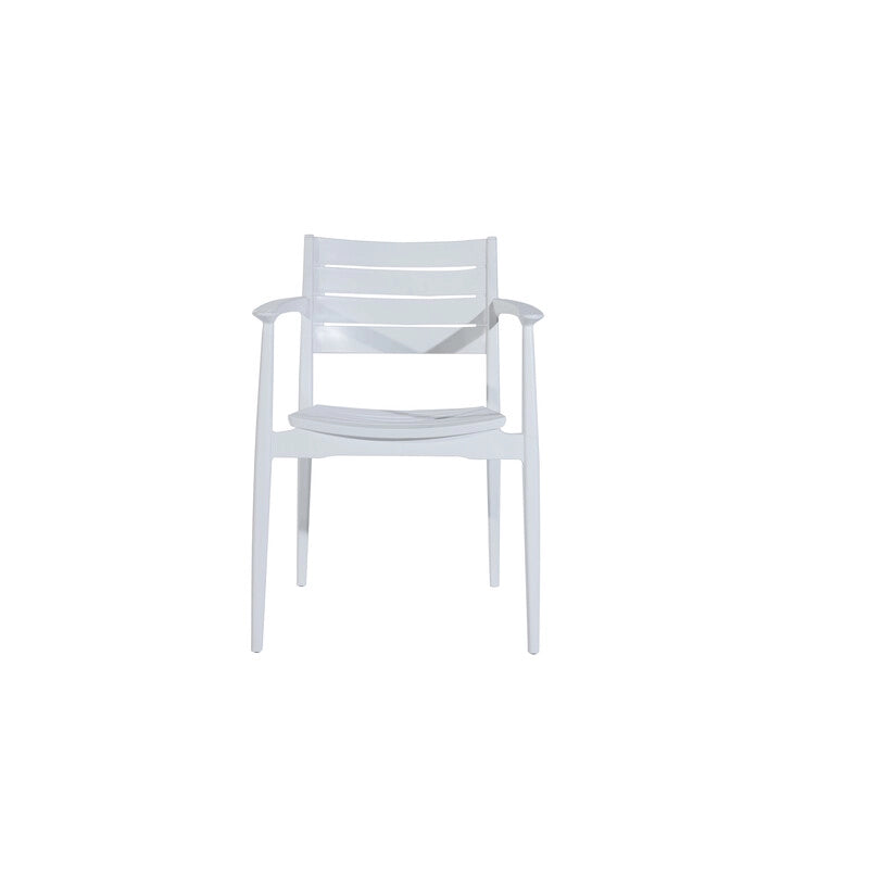 SEDIA C/BRACCIOLI REGNUM BIANCO
