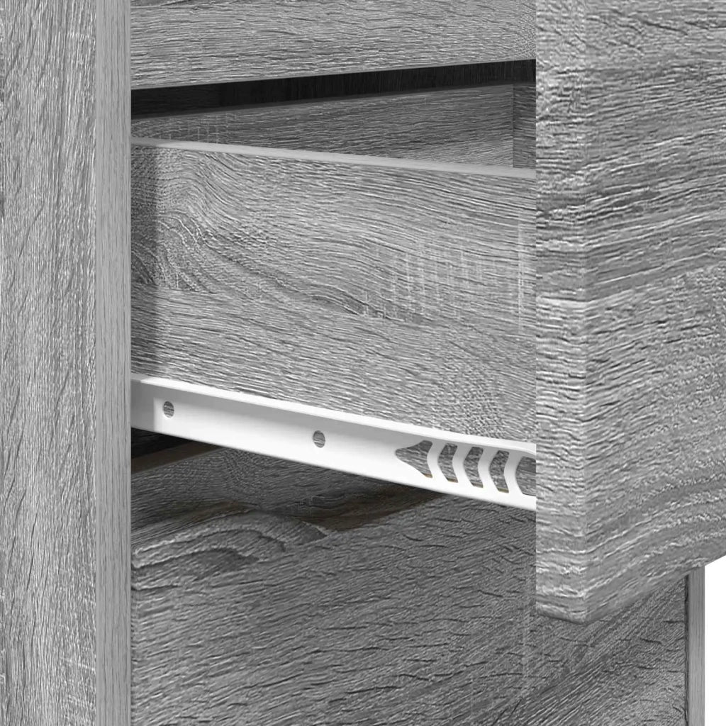 Comodino Grigio Sonoma 40 x 30 x 467 cm Legno multistrato 888919