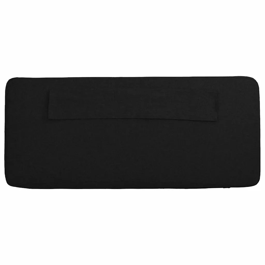 Testiera | Testata imbottita Marrone e Nero 80 cm Pino massello