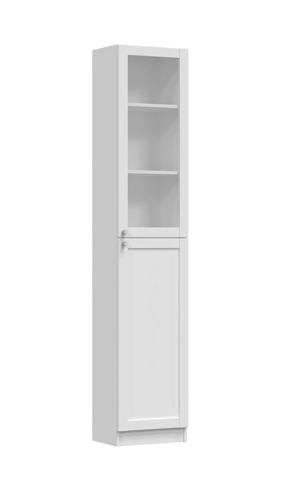Vetrina pafos W40/SH bianco per soggiorno
