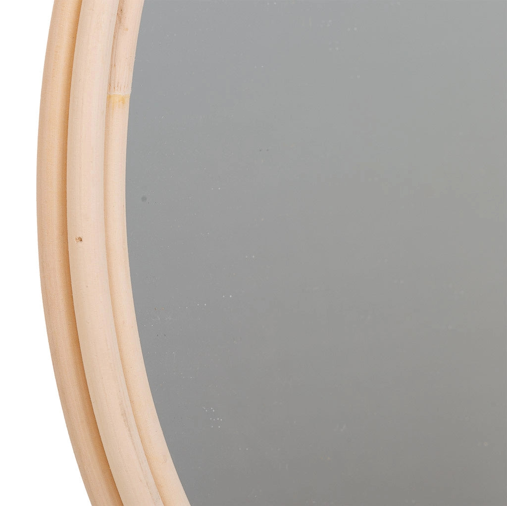 Specchio bambù marrone 37/35x02h