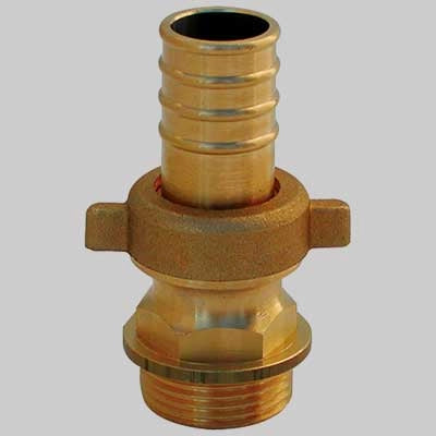 RACCORDO DIRITTO PER POMPA OTTONE  11/2 x 40     MADE IN ITALY