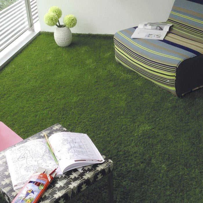 ERBA SINTETICA SEMPREVERDE 8 MM ROTOLO 2X3 METRI VERDELOOK PRATO ARTIFICIALE