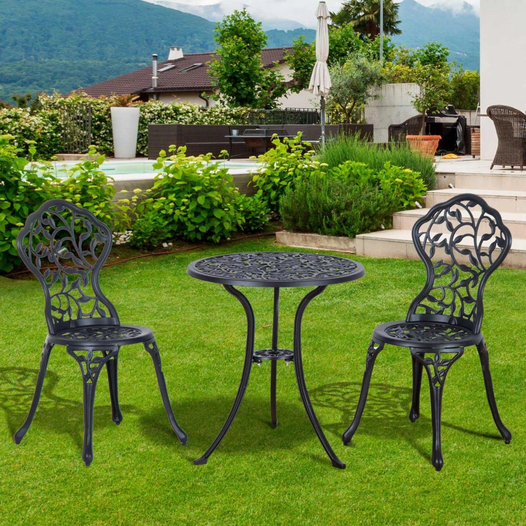 Set da bistrot 3 pezzi ¨C Minimal ¨C nero