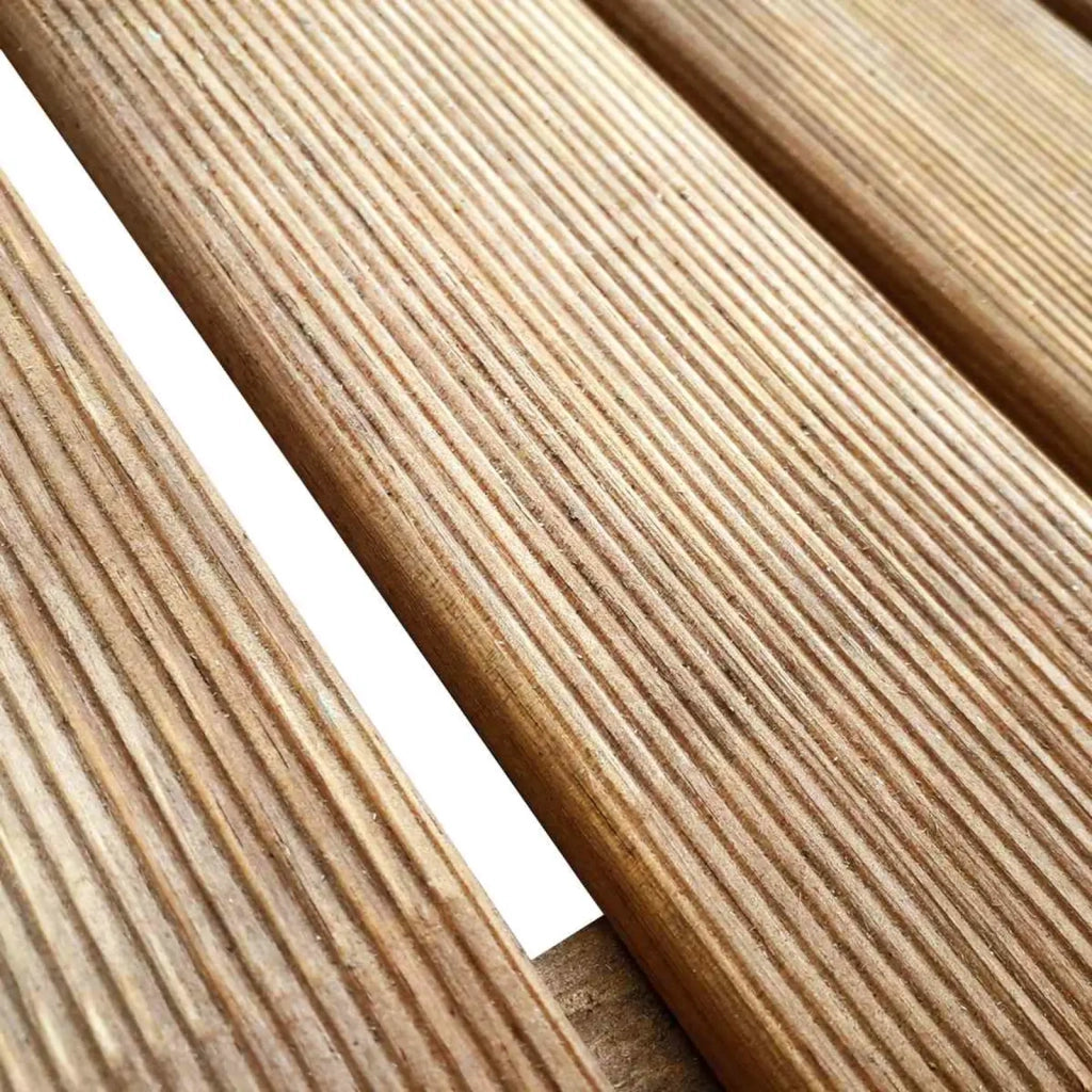 Piastrella per Decking 6 pcs Marrone 50 x 50 cm 42046710
