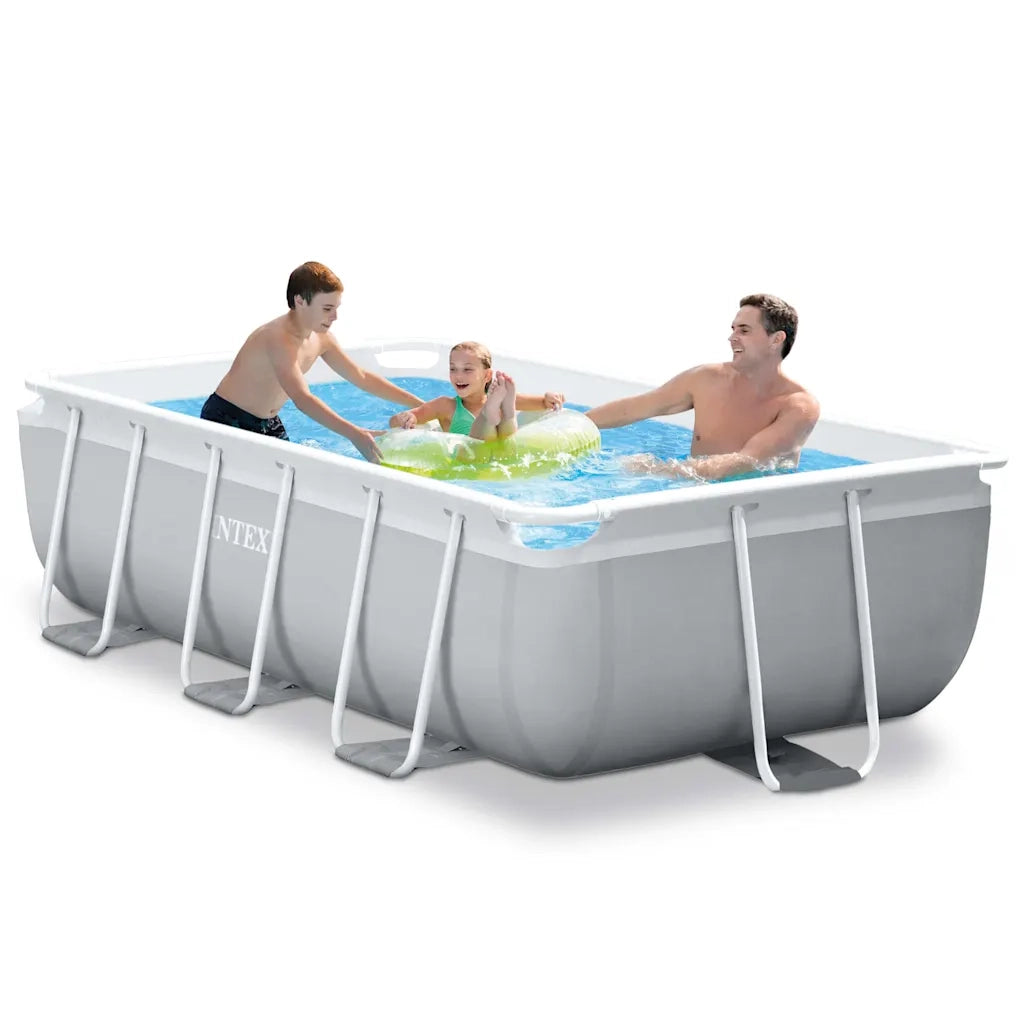 INTEX Set Piscina Prism Frame Rettangolare 300x175x80 cm 92017